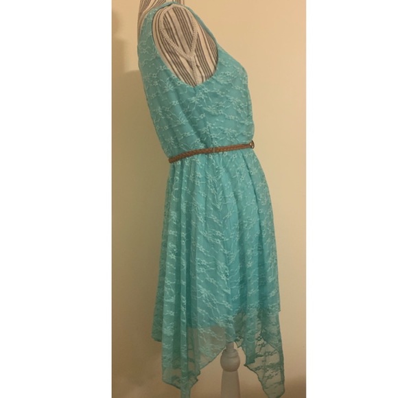 Blue Lace Dress - Picture 2 of 5